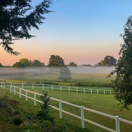 La Canopee Du Mont Bed & Breakfast Saint-Georges-de-Reintembault Bagian luar foto